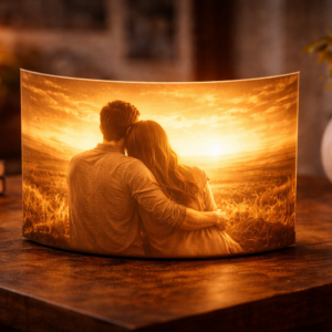 litofanía curva personalizada