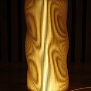 Lámpara de Diseño Moderno con Luz Cálida – Modelo Ondas