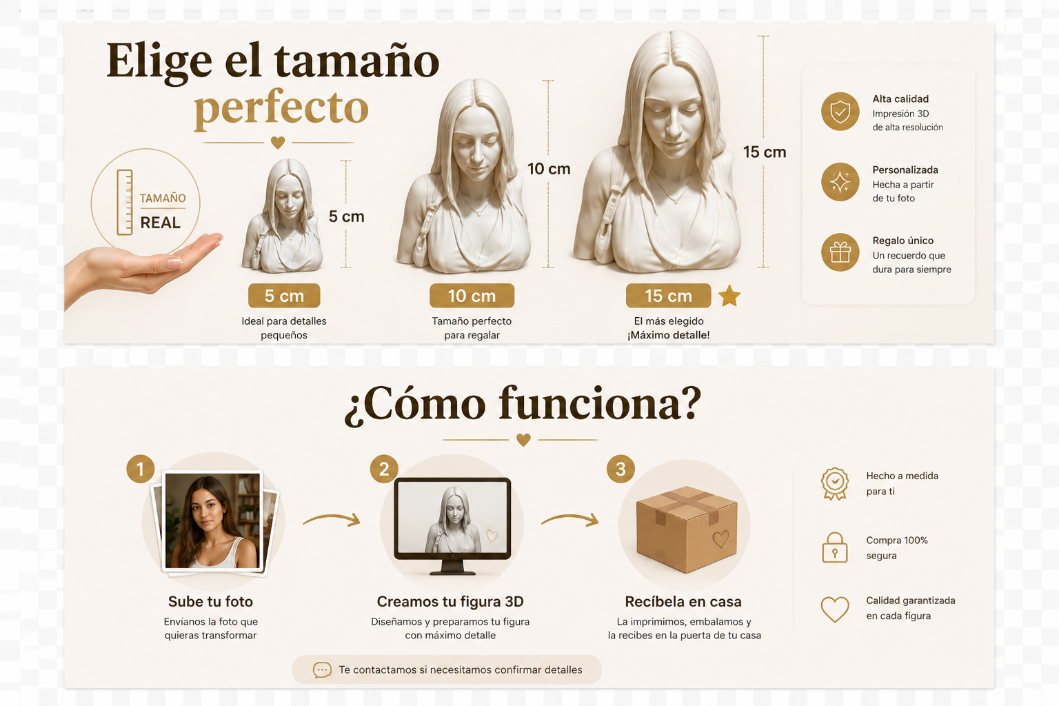 Figura 3D personalizada a partir de foto | Relievo - Imagen 4