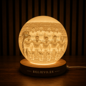 lampara balón de futbol personalizado